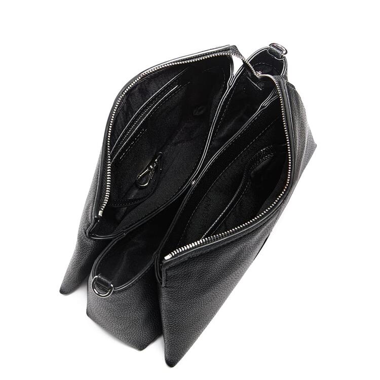 LAMBERT | Le Eleanor - Sac bandoulière en cuir vegan - Noir