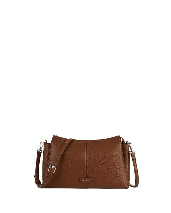 LAMBERT | Le Eleanor - Sac bandouilère en cuir vegan - Hazelnut