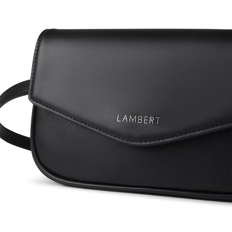 LAMBERT | Le Gabby - Sac à main 2-en-1 en cuir vegan - Noir