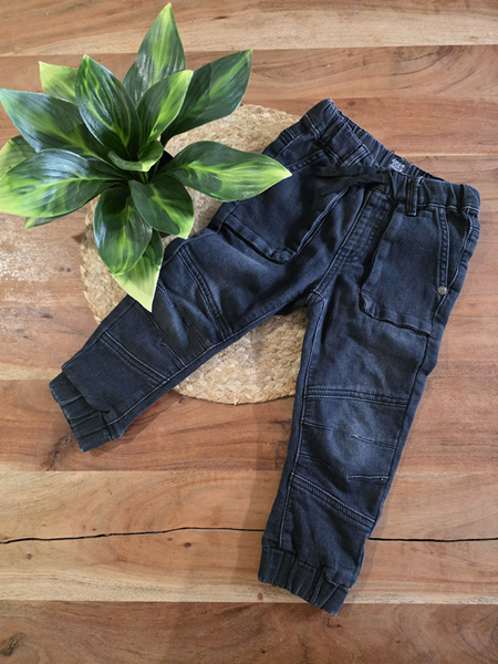 DEUX PAR DEUX | Pantalon en Jeans - Noir (3 ans)