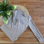 ZAK & ZOÉ | Chandail Évolutif Manches Longues - Beige (12-24 mois)