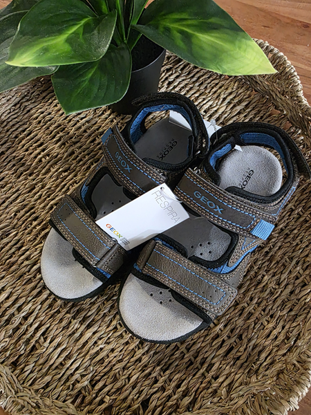 GEOX | Sandales Strada - Brun et bleu (gr. 12) *Neuf