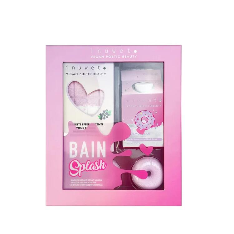 INUWET | Coffret de Bain Splash - Beigne et myrtille