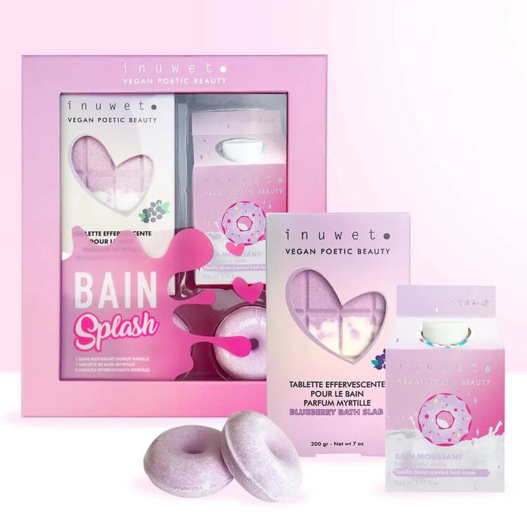INUWET | Coffret de Bain Splash - Beigne et myrtille