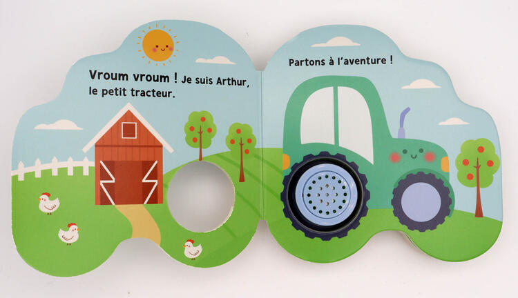 AUZOU | Livre Sonore - Arthur le tracteur