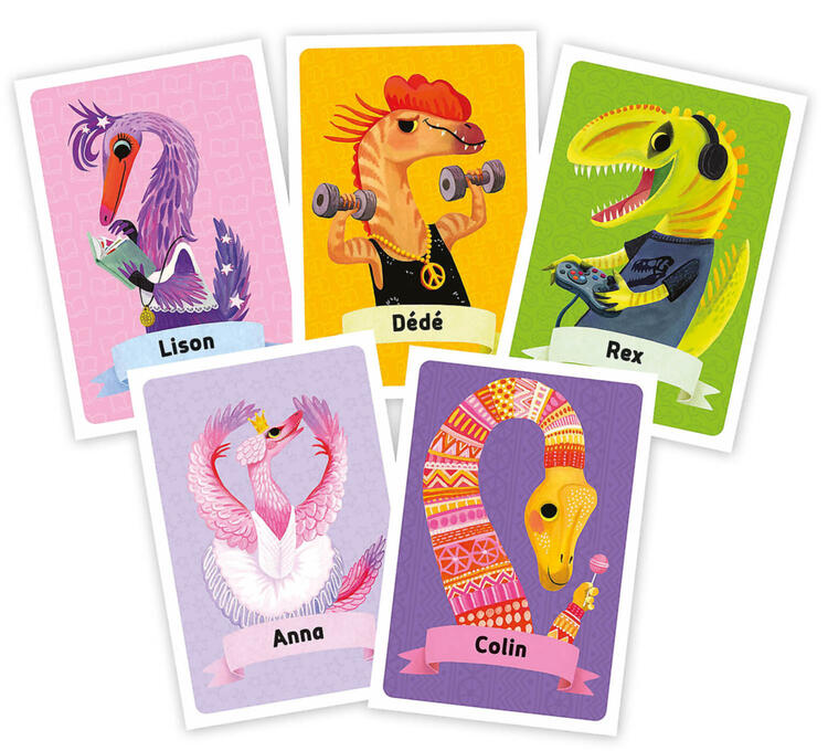 AUZOU | Jeu de Mistigri - Dinosaures