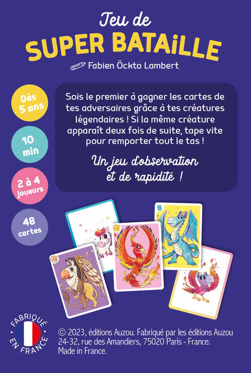 AUZOU | Jeu de Super Bataille - La bataille corse revisitée!