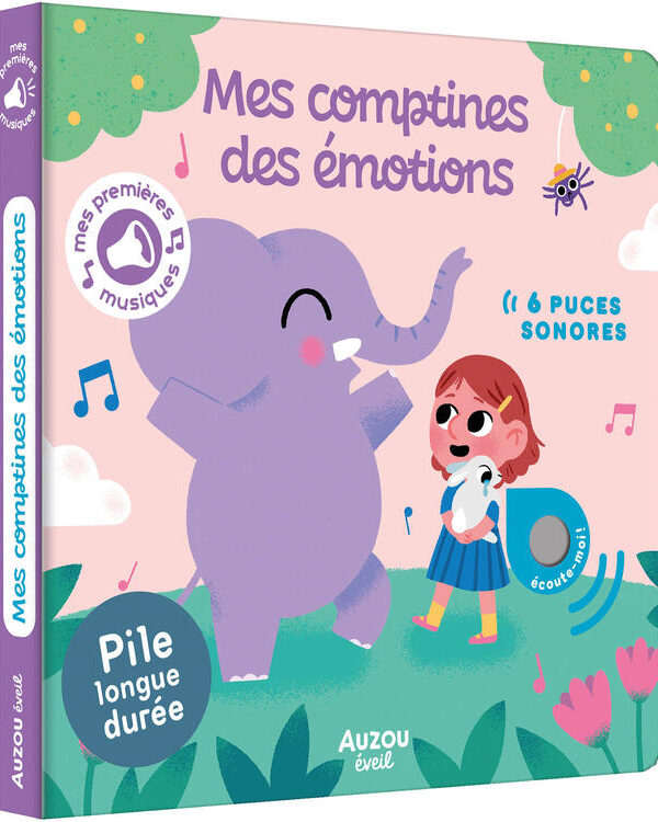 AUZOU | Livre Sonore - Mes comptines des émotions