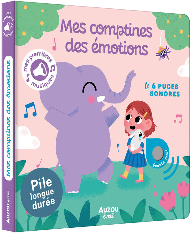 AUZOU | Livre Sonore - Mes comptines des émotions