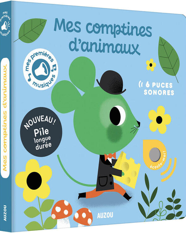 AUZOU | Livre Sonore - Mes comptines des animaux