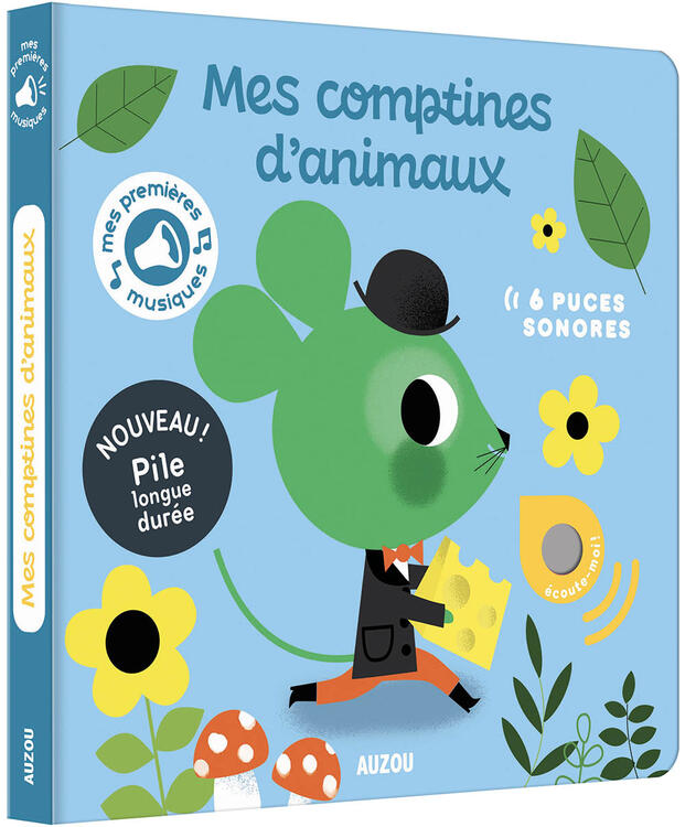 AUZOU | Livre Sonore - Mes comptines des animaux