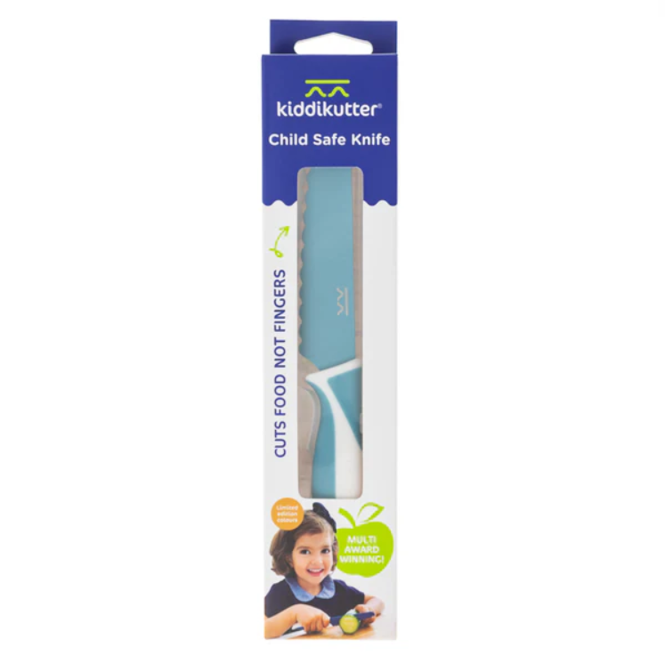 KIDDIKUTTER | Couteau Sécuritaire pour Enfant - Bleu pâle