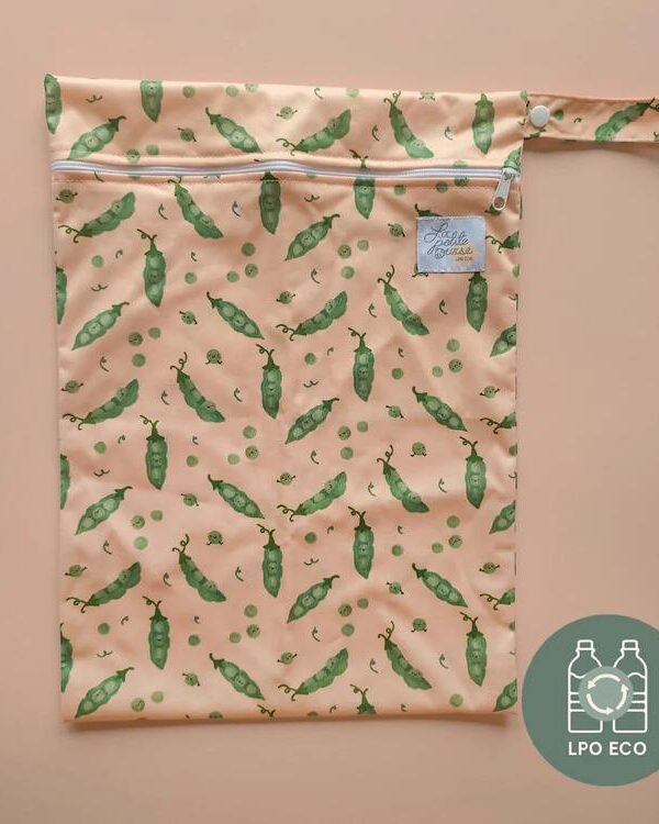 LA PETITE OURSE | Sac de Transport - Pois vert