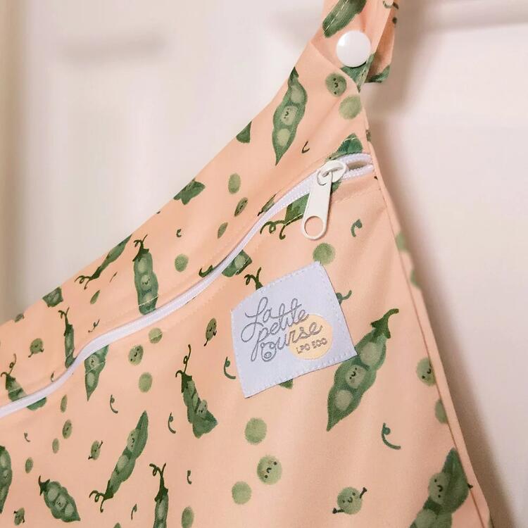 LA PETITE OURSE | Sac de Transport - Pois vert