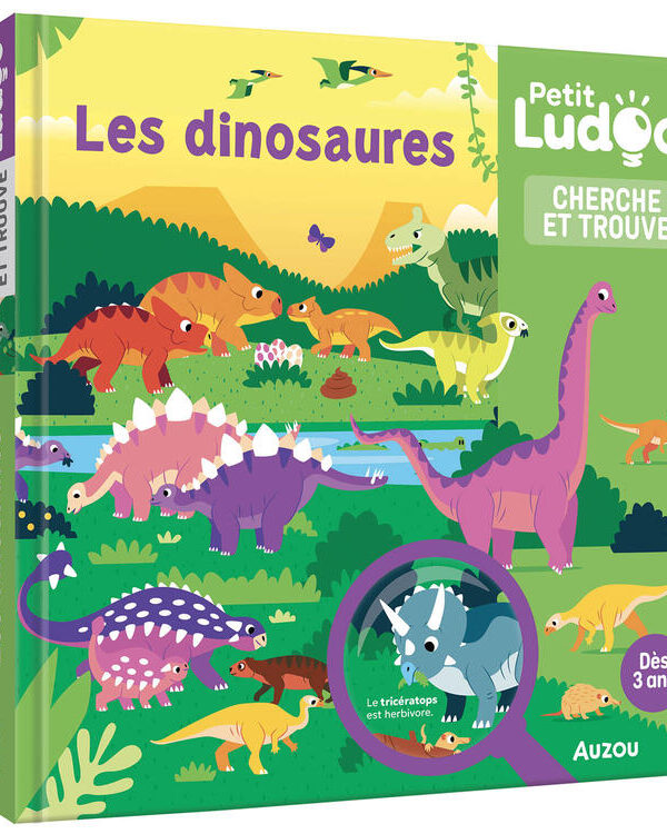 AUZOU | Petit Ludoc - Cherche et Trouve - Les dinosaures