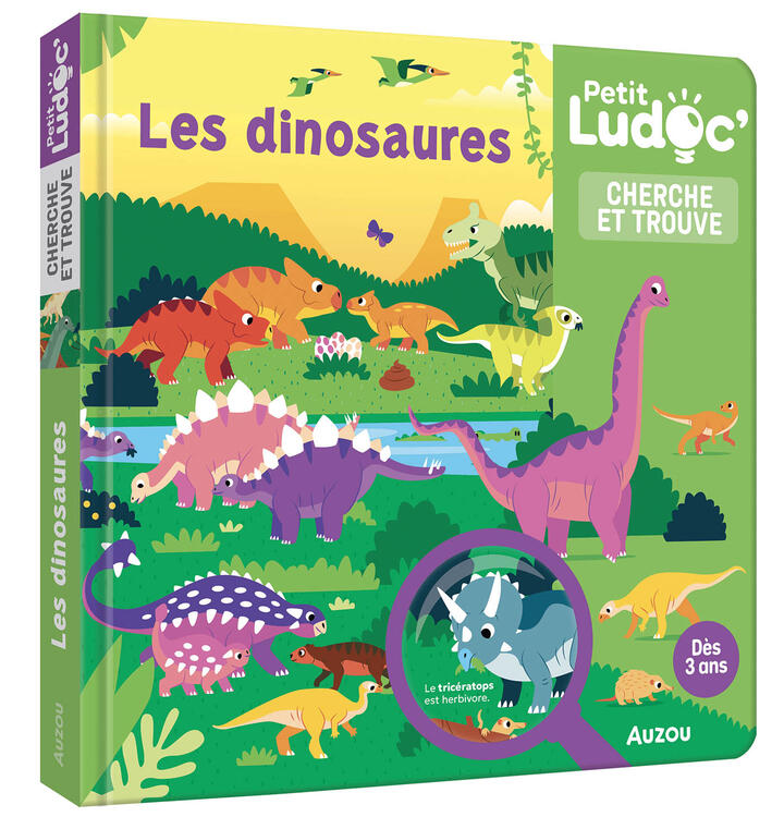 AUZOU | Petit Ludoc - Cherche et Trouve - Les dinosaures