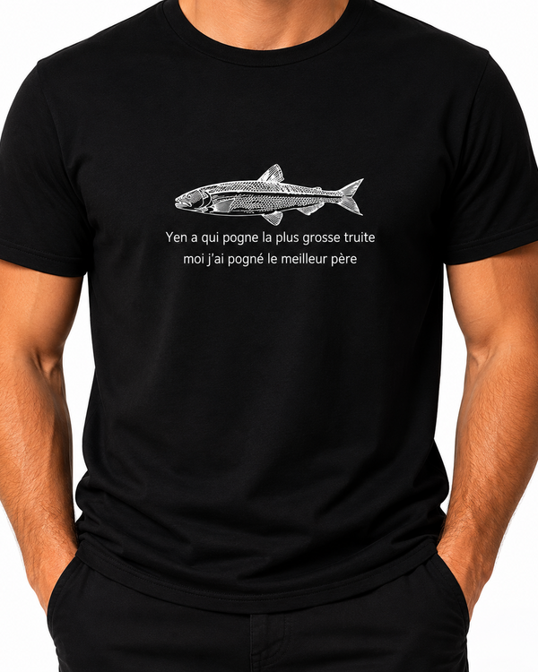 XPLOR DESIGN | T-shirt homme - Pêche le meilleur père