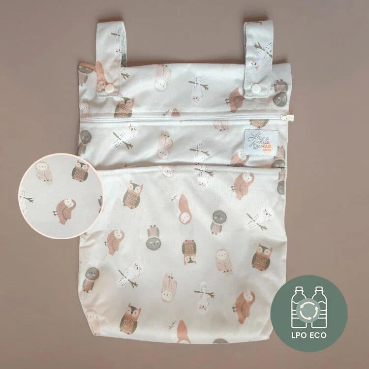 LA PETITE OURSE | Sac de Transport Double - Hiboux