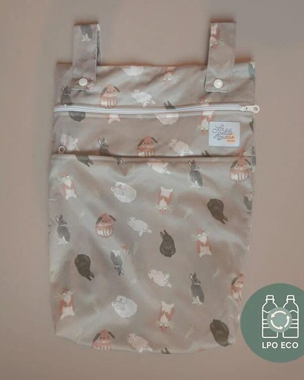 LA PETITE OURSE | Sac de Transport Double - Lapin
