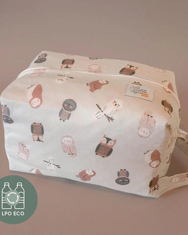 LA PETITE OURSE | Sac de Rangement Pod - Hiboux