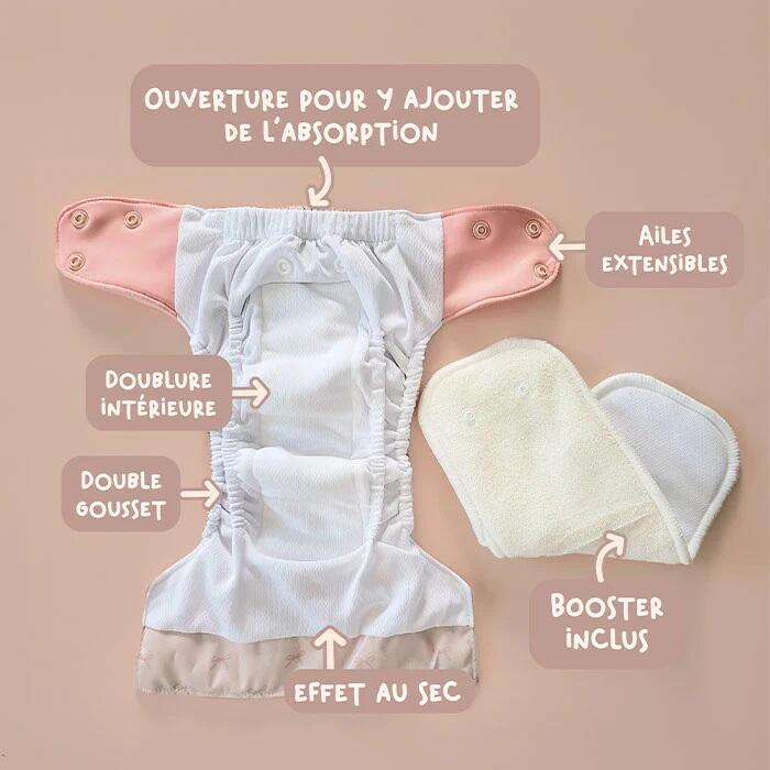 LA PETITE OURSE | Couche Nouveau-Né - Éléphant