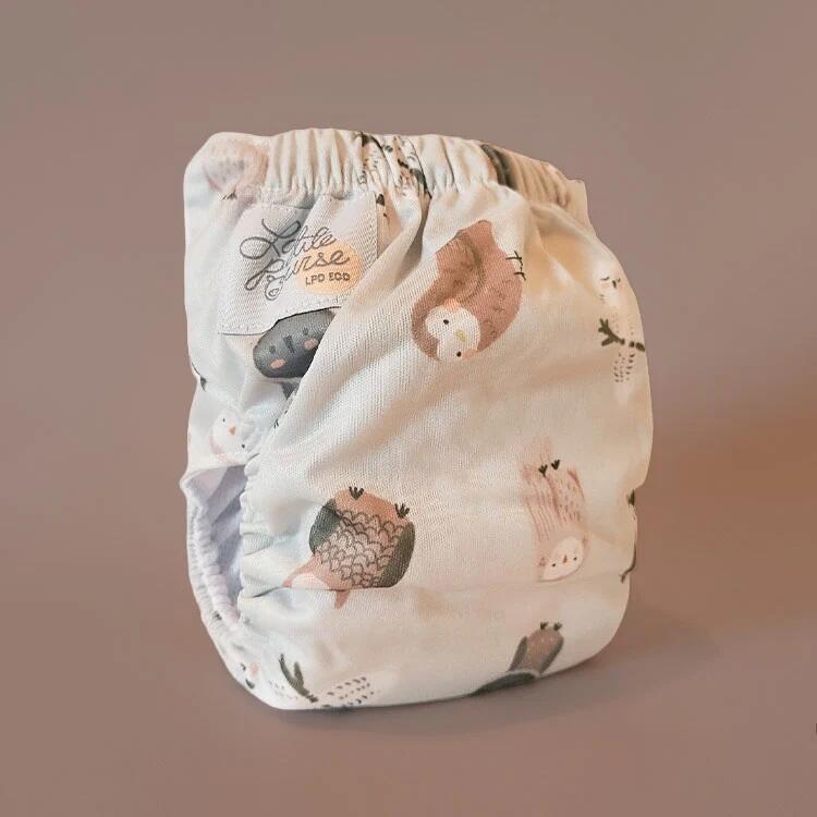 LA PETITE OURSE | Couche Nouveau-Né - Hiboux