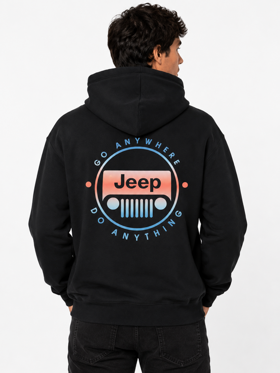 XPLOR DESIGN | Hoodie noir - Modèle 11