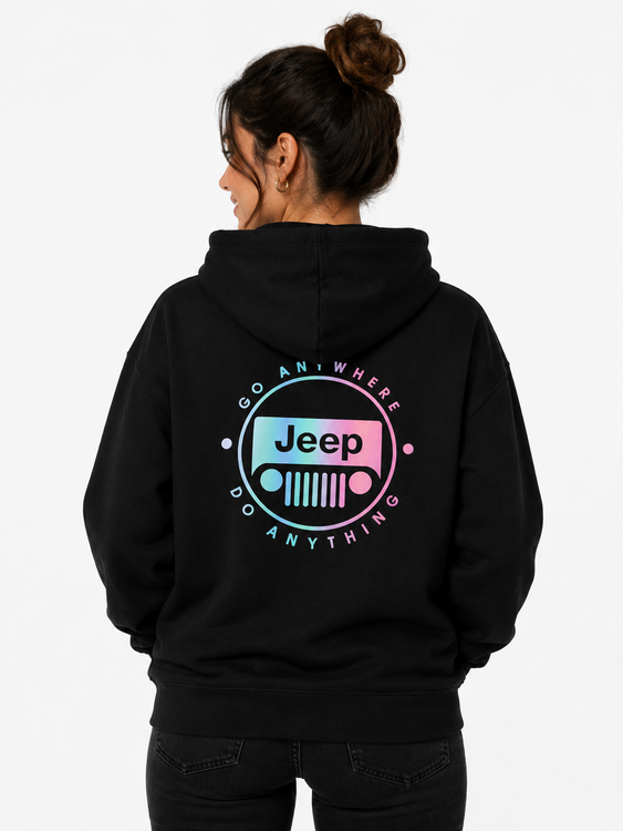 XPLOR DESIGN | Hoodie noir - Modèle 14
