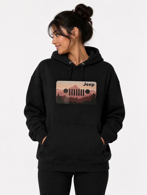 XPLOR DESIGN | Hoodie noir - Modèle 16