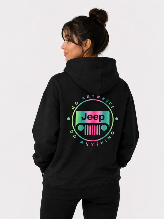XPLOR DESIGN | Hoodie noir - Modèle 17