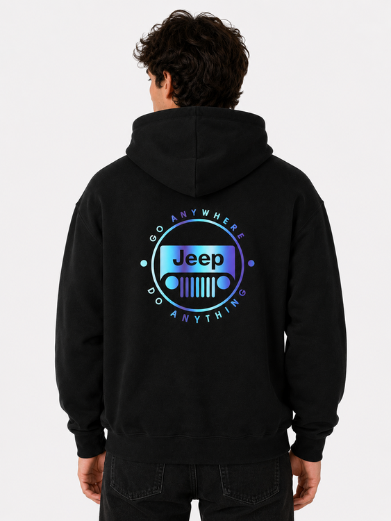 XPLOR DESIGN | Hoodie noir - Modèle 18