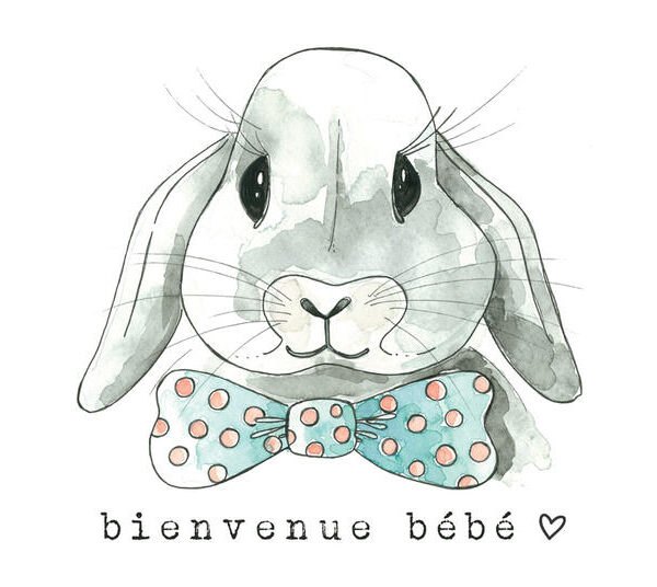 STÉPHANIE RENIÈRE | Carte de Souhaits - Bienvenue bébé - LÉO 03