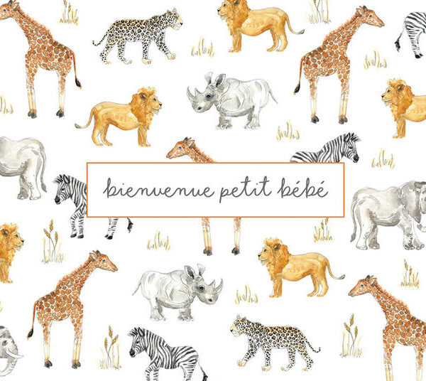 STÉPHANIE RENIÈRE | Carte de Souhaits - Bienvenue bébé - HILDA 01