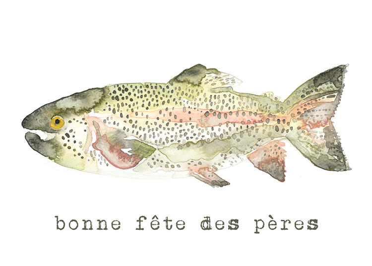 STÉPHANIE RENIÈRE | Carte de Souhaits - Fête des pères - PHILIPPE 06