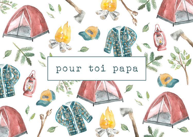 STÉPHANIE RENIÈRE | Carte de Souhaits - Pour toi papa - AUGUSTE 03