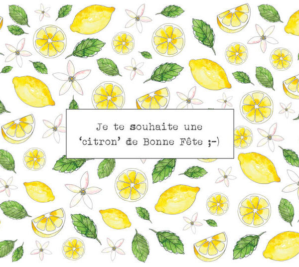 STÉPHANIE RENIÈRE | Carte de Souhaits - Bonne fête - FRÉDÉRIQUE 04
