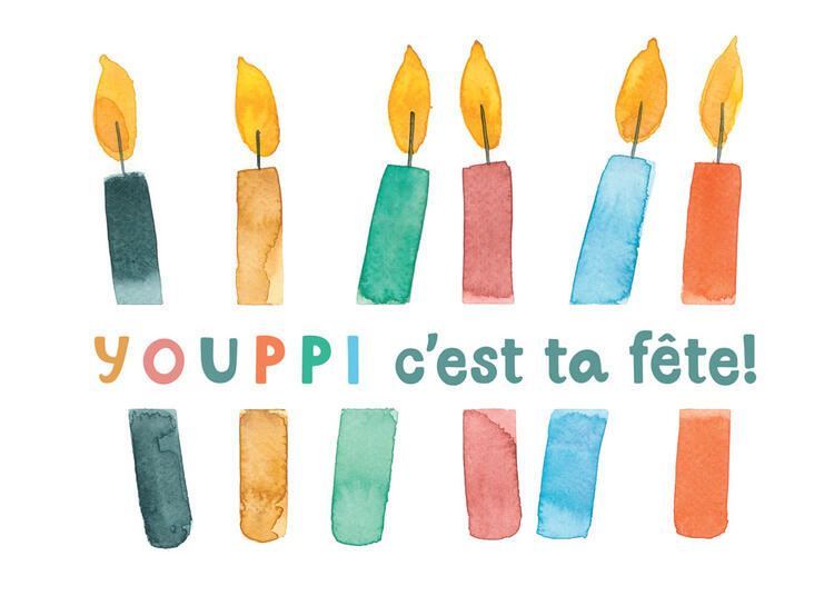 STÉPHANIE RENIÈRE | Carte de Souhaits - Bonne fête - FÉLIX 01