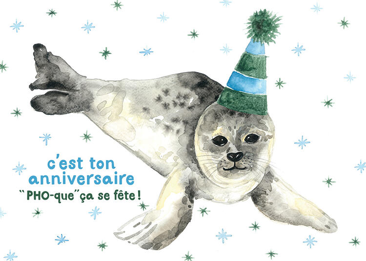 STÉPHANIE RENIÈRE | Carte de Souhaits - Bonne fête - PHILÉMON 02