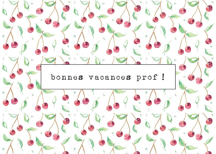 STÉPHANIE RENIÈRE | Carte de Souhaits - Prof - CÉLIA 06