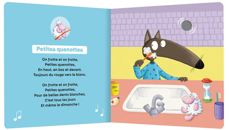AUZOU | Livre Sonore P'tit Loup - Mes comptines pour bien grandir