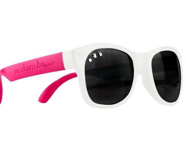 RO-SHAM-BO | Lunette Polarisée - Blanc et rose (0-2 ans)