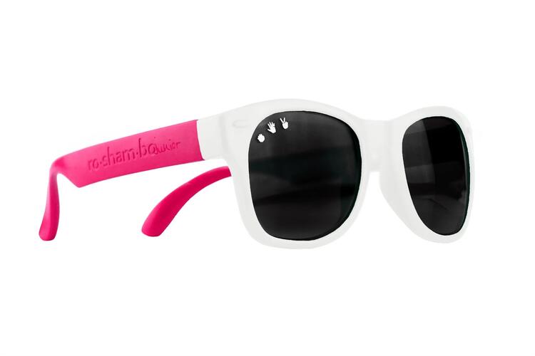 RO-SHAM-BO | Lunette Polarisée - Blanc et rose (0-2 ans)