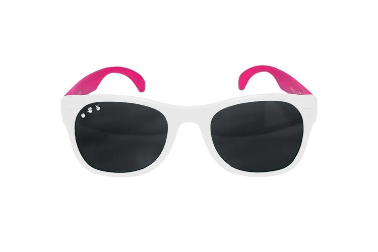 RO-SHAM-BO | Lunette Polarisée - Blanc et rose (0-2 ans)