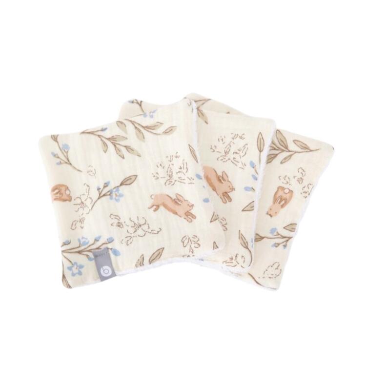 BALUCHON | Trio de lingettes nettoyantes - Lapin