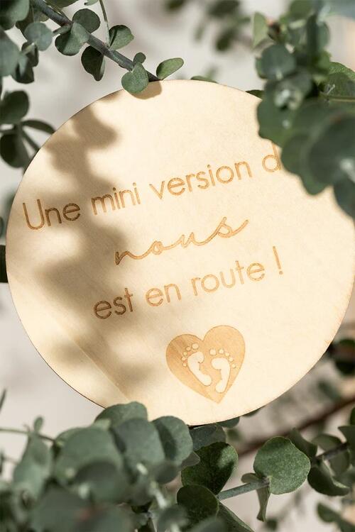 MAISON SOUVENIRS | Pastille de Bois - Une mini version de nous est en route!
