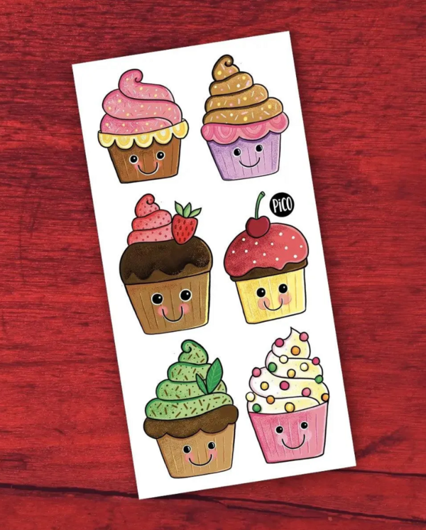 PiCO | Tatouage Temporaire - Les petits gâteaux gourmands