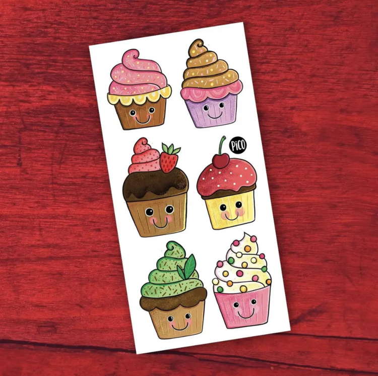 PiCO | Tatouage Temporaire - Les petits gâteaux gourmands