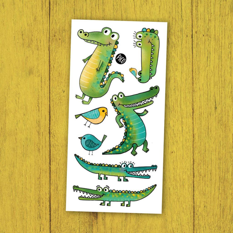 PiCO | Tatouage Temporaire - Marco le Croco