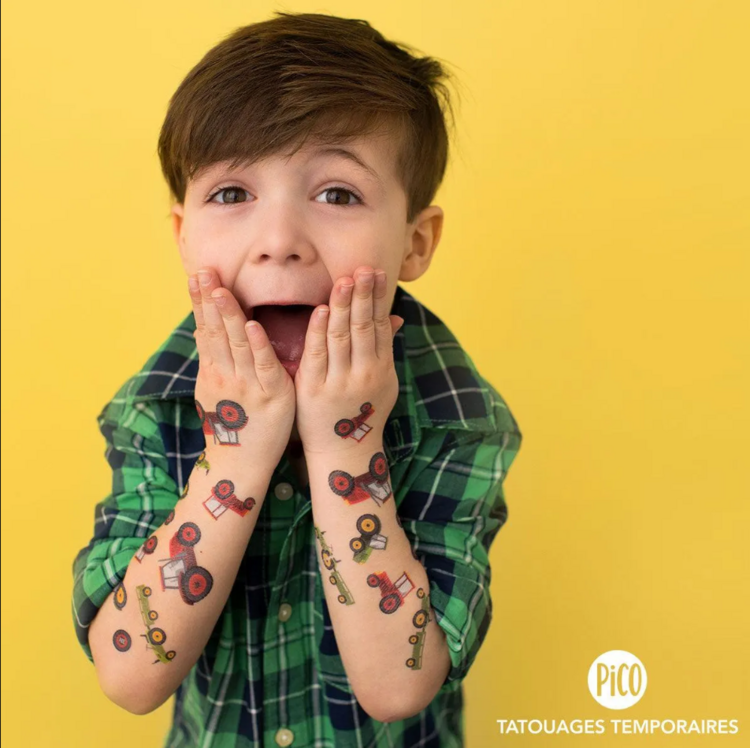 PiCO | Tatouage Temporaire - Les Tracteurs