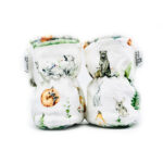 BEBE Ô CHAUD | Pantoufles à Velcro - Foret vivante (18-24 mois)